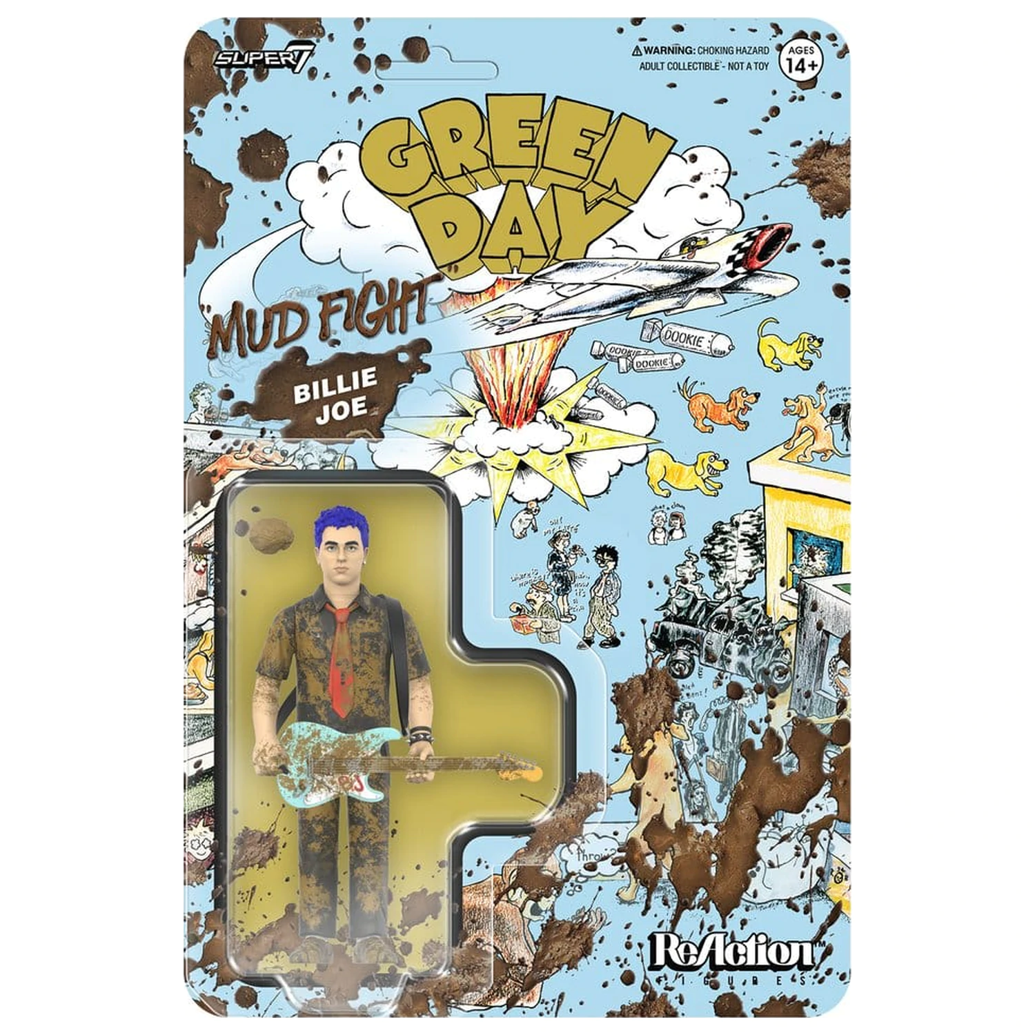 Green Day ReAction Actionfigur Wave 01 Billie Joe Armstrong (Mud Fight) Produktfoto