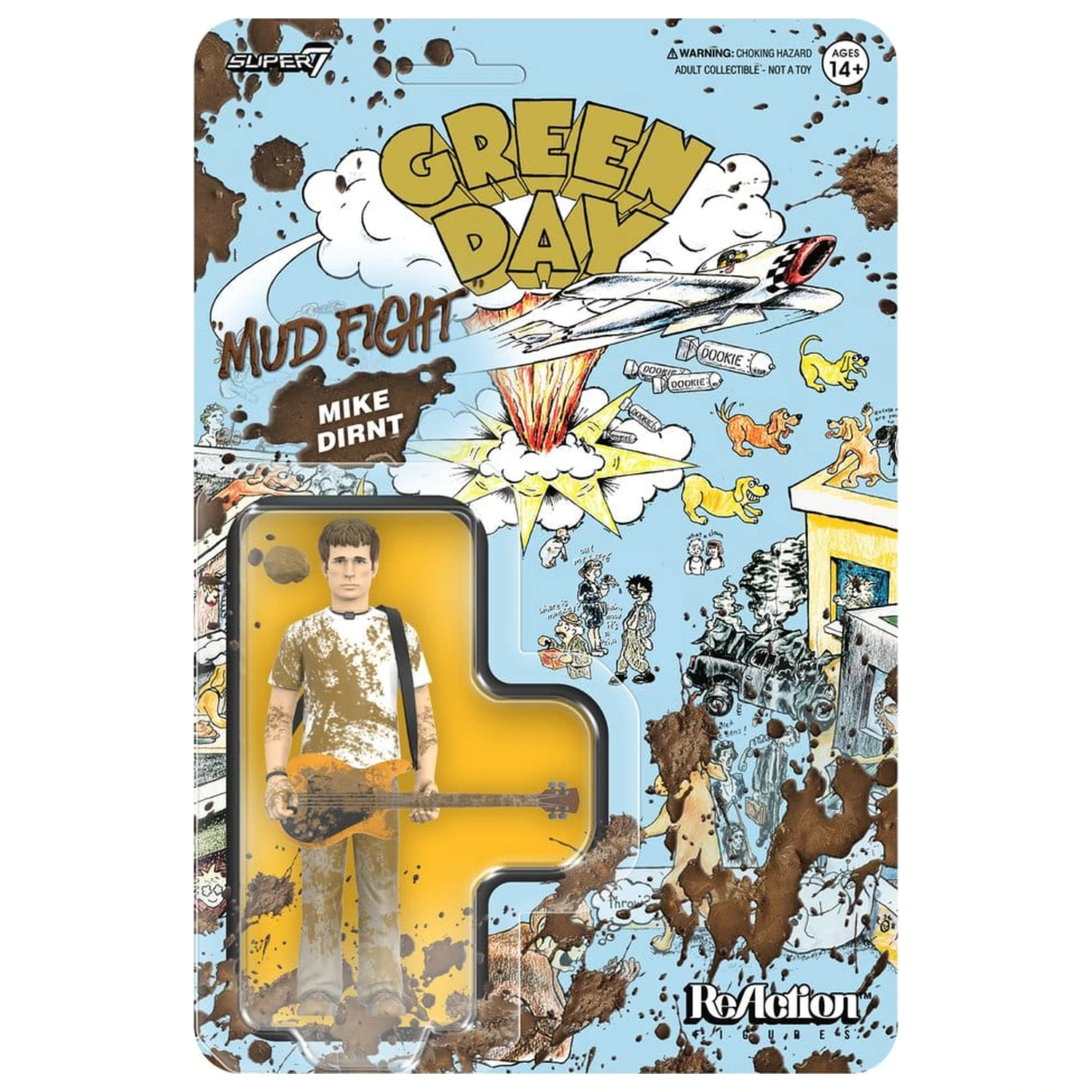 Green Day ReAction Actionfigur Wave 01 Mike Dirnt (Mud Fight) Produktfoto