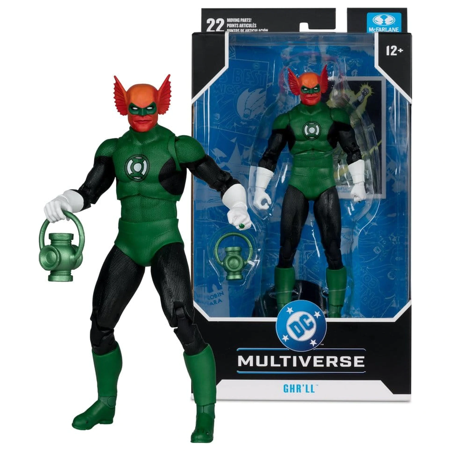 Green Lantern DC Multiverse Actionfigur Ghr''ll 18 cm Produktfoto