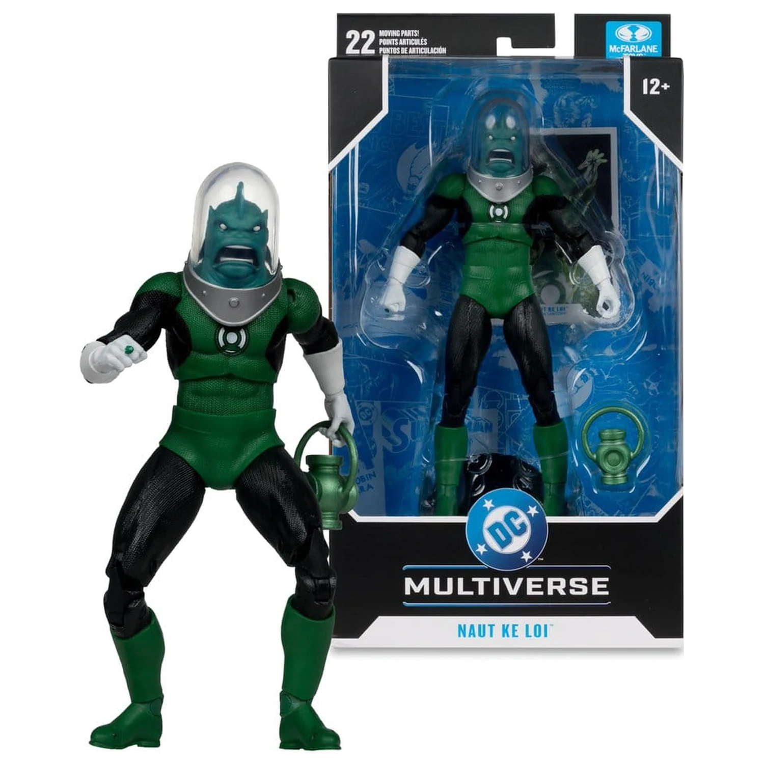 Green Lantern DC Multiverse Actionfigur Naut Ke Loi 19 cm Produktfoto