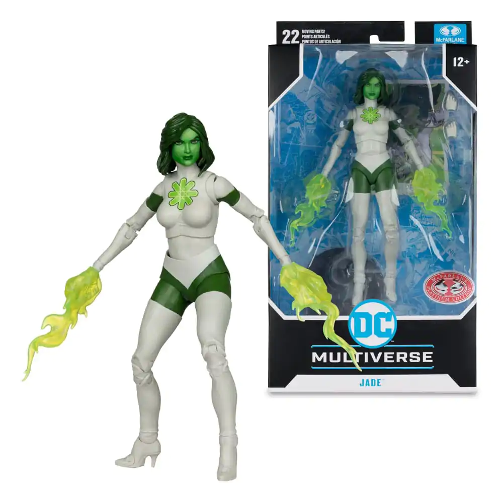 Green Latern Corps DC Multiverse Actionfigur Jade (Red Platinum Edition) 17 cm Produktfoto