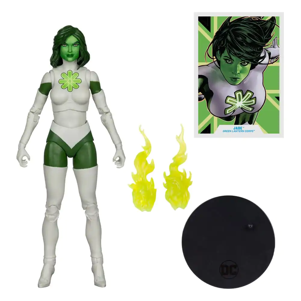 Green Latern Corps DC Multiverse Actionfigur Jade (Red Platinum Edition) 17 cm Produktfoto