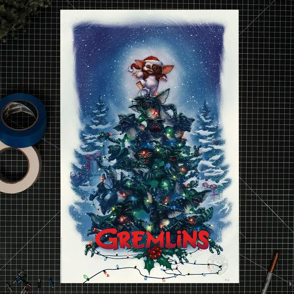Gremlins Kunstdruck Gift of the Mogwai 41 x 61 cm - ungerahmt Produktfoto