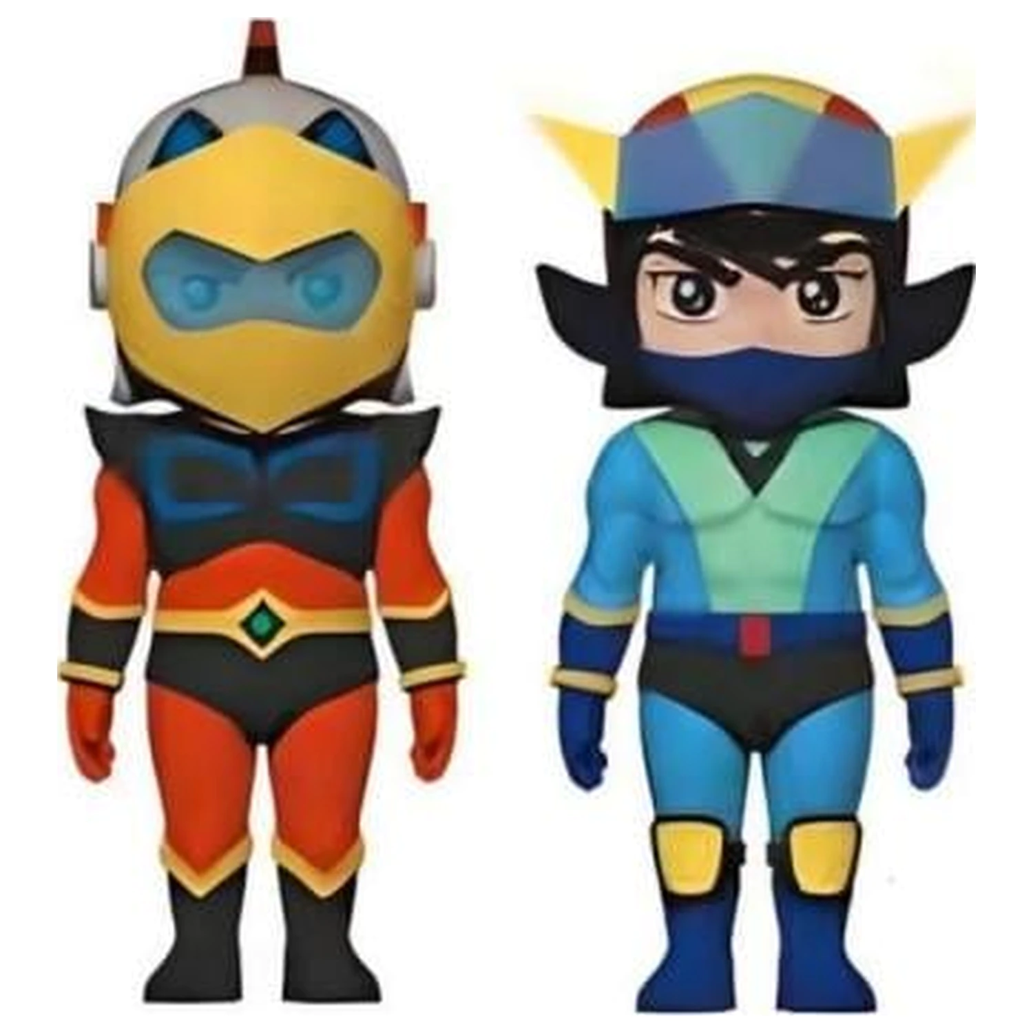 Grendizer Arctarus & Alcor 2 Figuren Packung 6cm Produktfoto