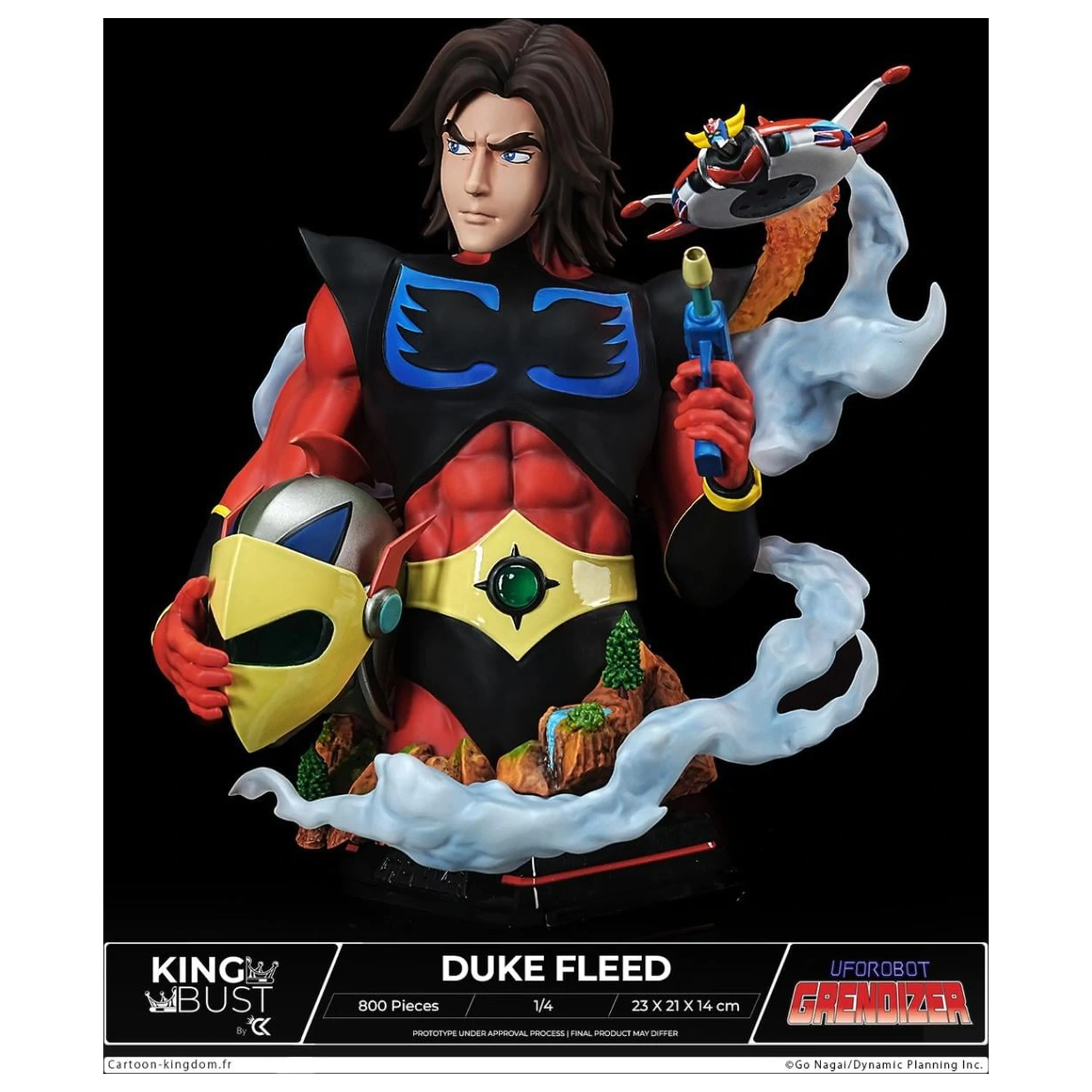Grendizer Duke Fleed King Büste 1/4 23 Zentimeter Produktfoto