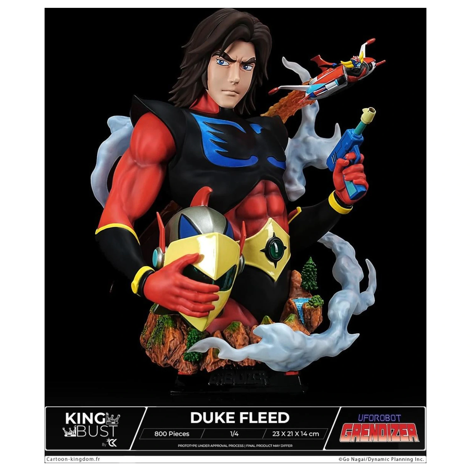 Grendizer Duke Fleed King Büste 1/4 23 Zentimeter Produktfoto