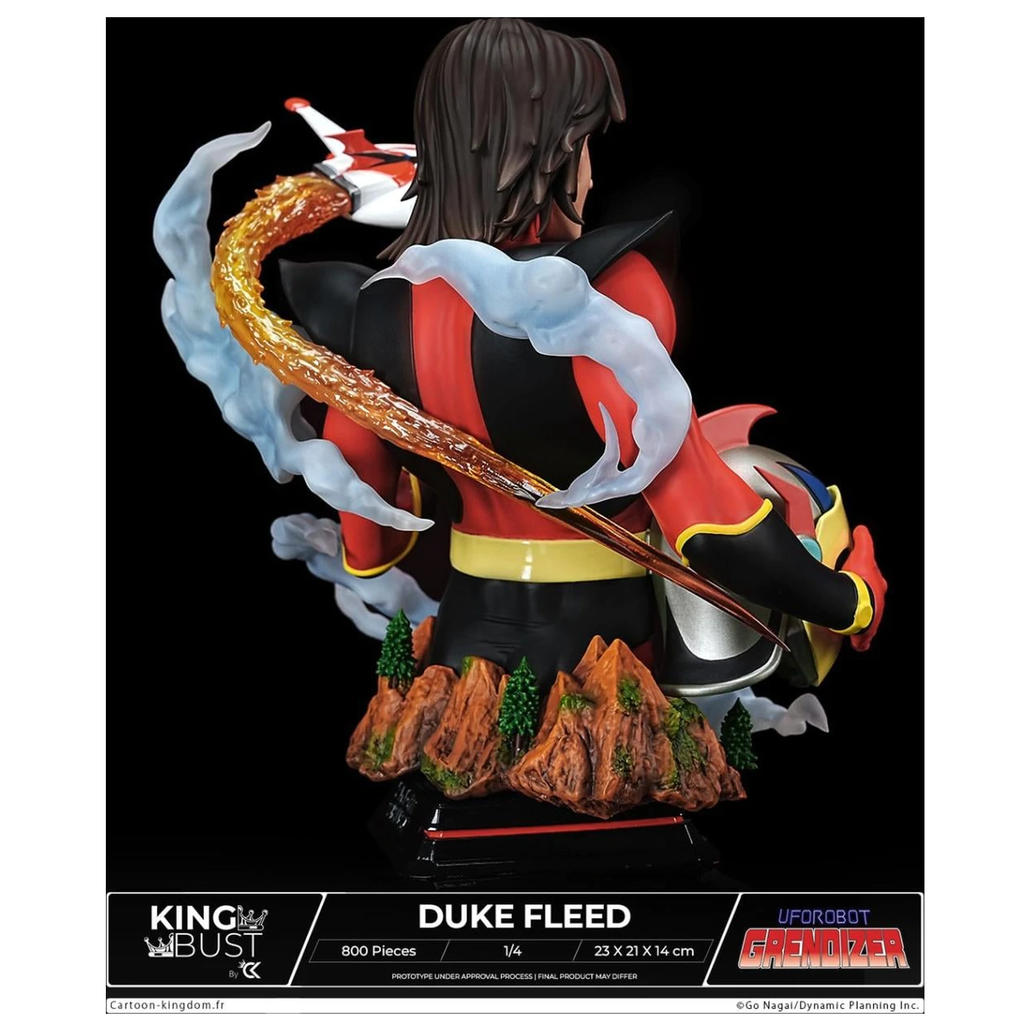 Grendizer Duke Fleed King Büste 1/4 23 Zentimeter Produktfoto