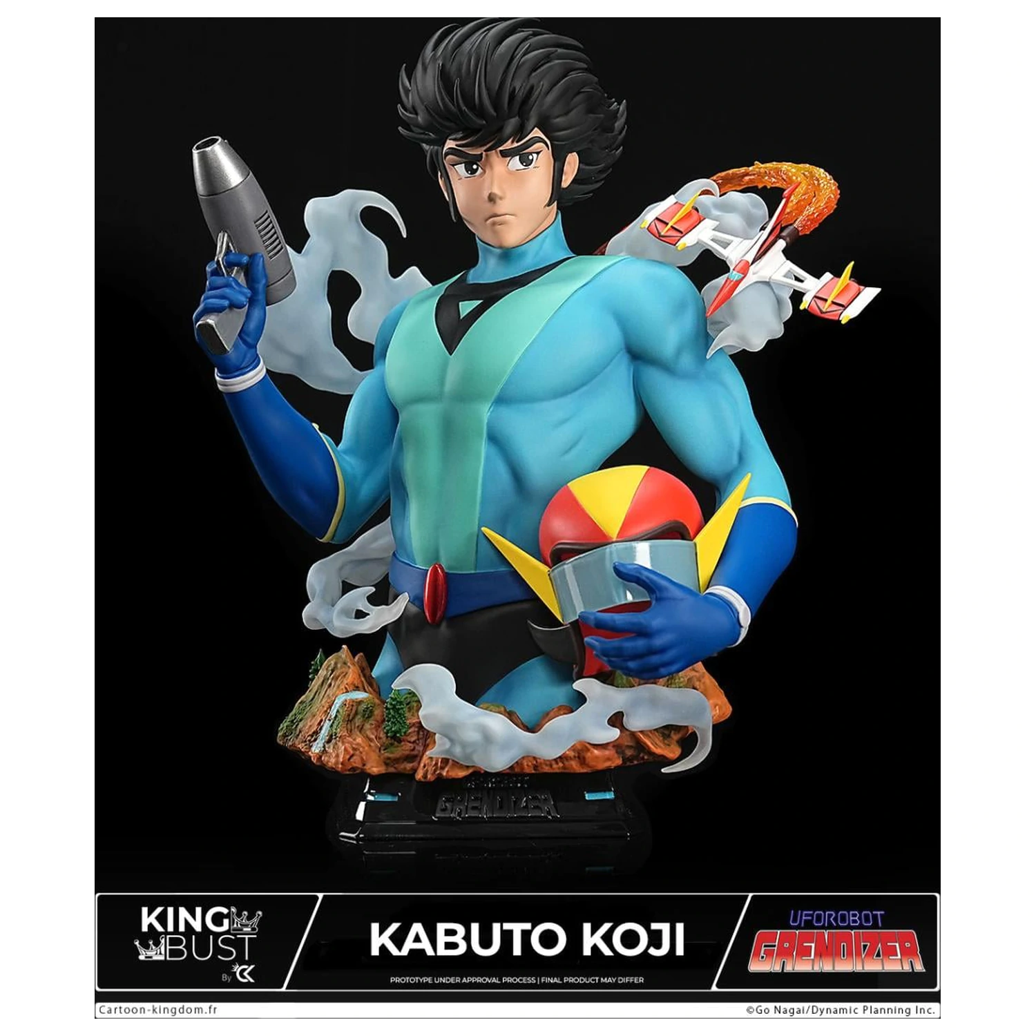 Grendizer Kabuto Koji King Büste 1/4 23 Zentimeter Produktfoto