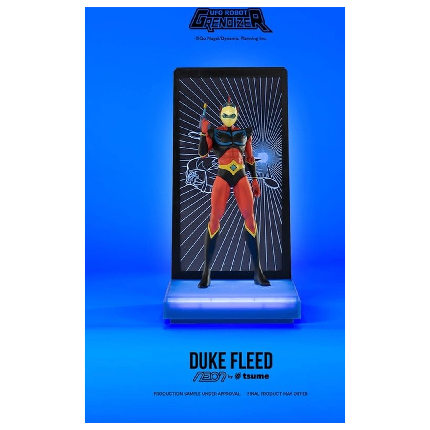 Grendizer Neon Figur 1/9 Duke Fleed - Actarus 25 cm Produktfoto