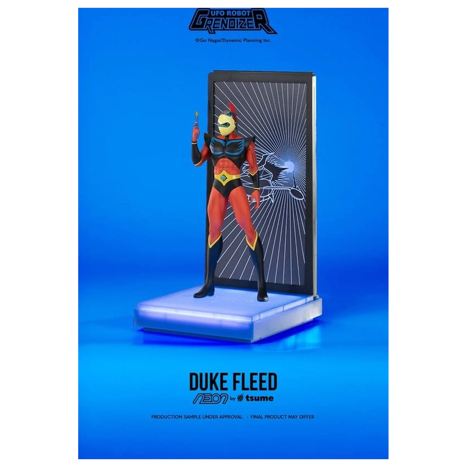 Grendizer Neon Figur 1/9 Duke Fleed - Actarus 25 cm Produktfoto