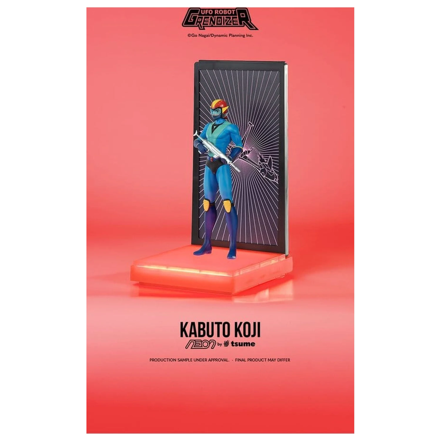Grendizer Neon Figur 1/9 Kabuto Koji - Alcor 25 cm Produktfoto