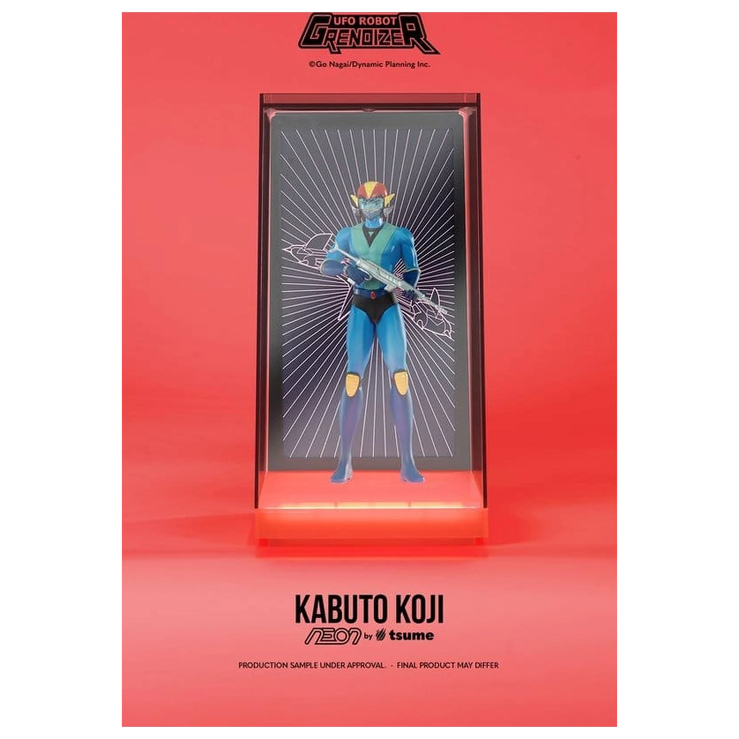 Grendizer Neon Figur 1/9 Kabuto Koji - Alcor 25 cm Produktfoto