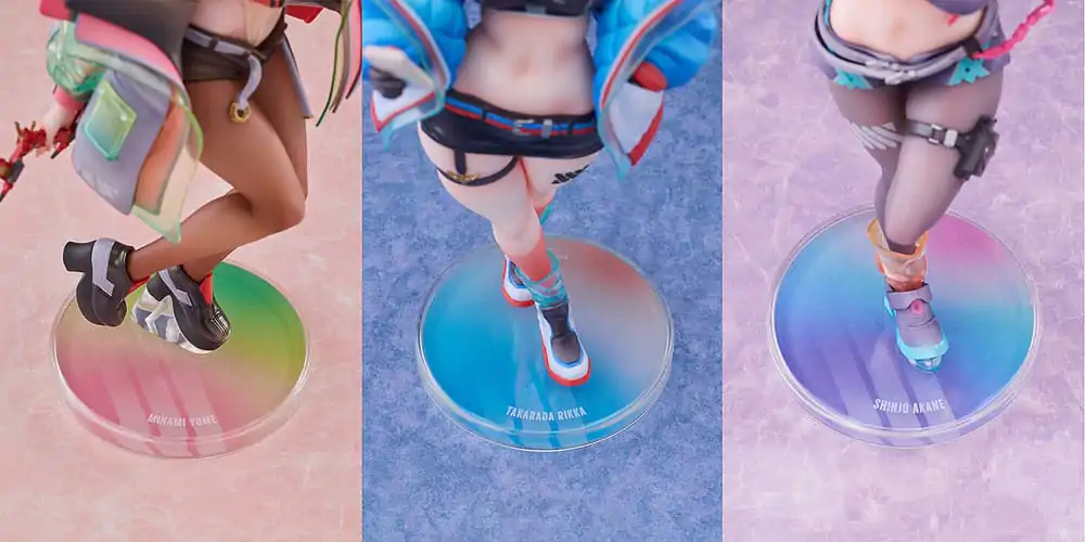 Gridman Universe PVC Statuen 3er-Pack 1/7 Rikka Takarada, Akane Shinjo, Yume Minami: Dreamy Divas Ver. termékfotó