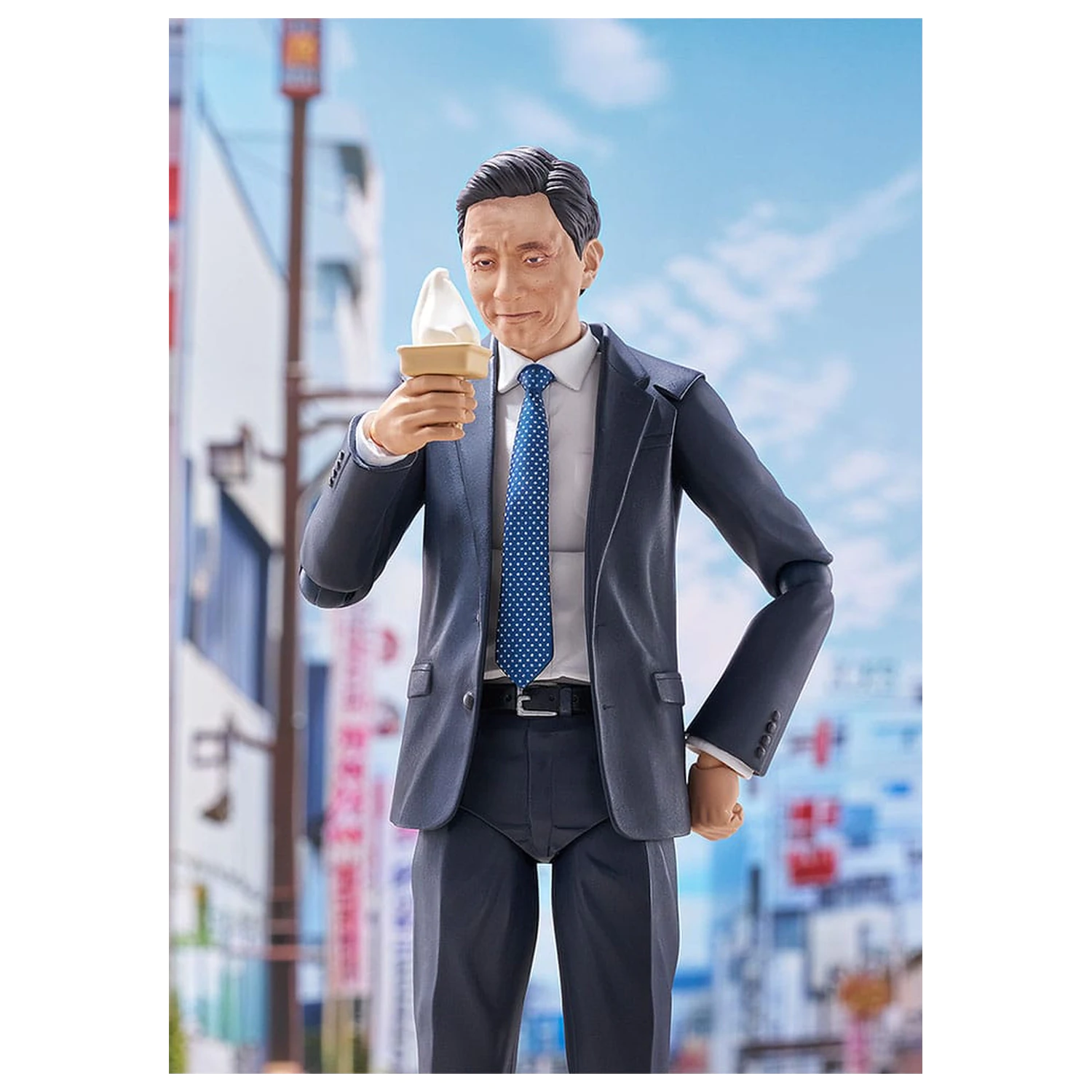 Gridman Universe Figma Actionfigur Goro Inogashira Yutaka Matsushige Ver. Renewal Edition - Nostalgic Teishoku Restaurant Set 17 cm Produktfoto