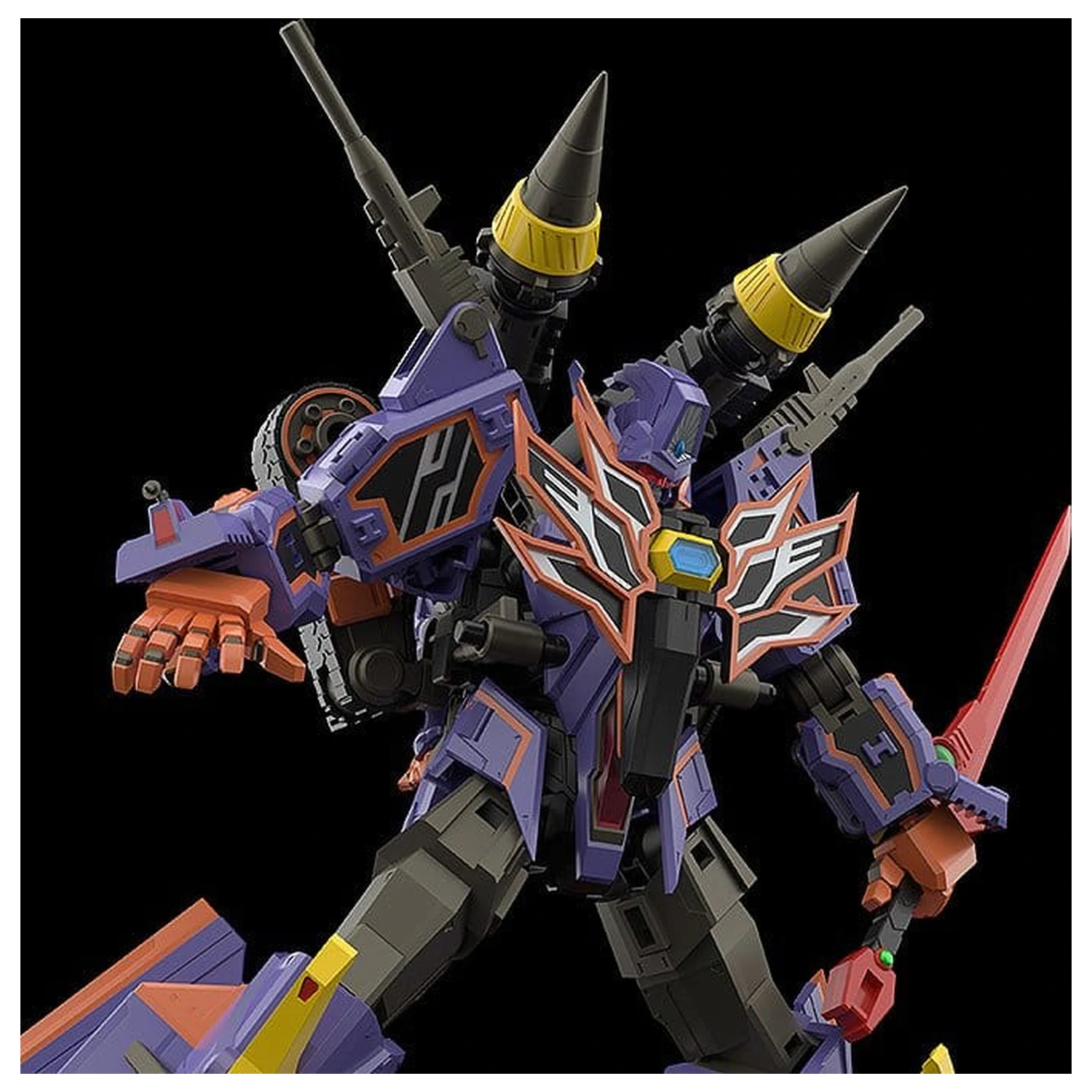 Gridman Universe Moderoid Plastik Modell Bausatz Full Power Gridknight 17 cm Produktfoto