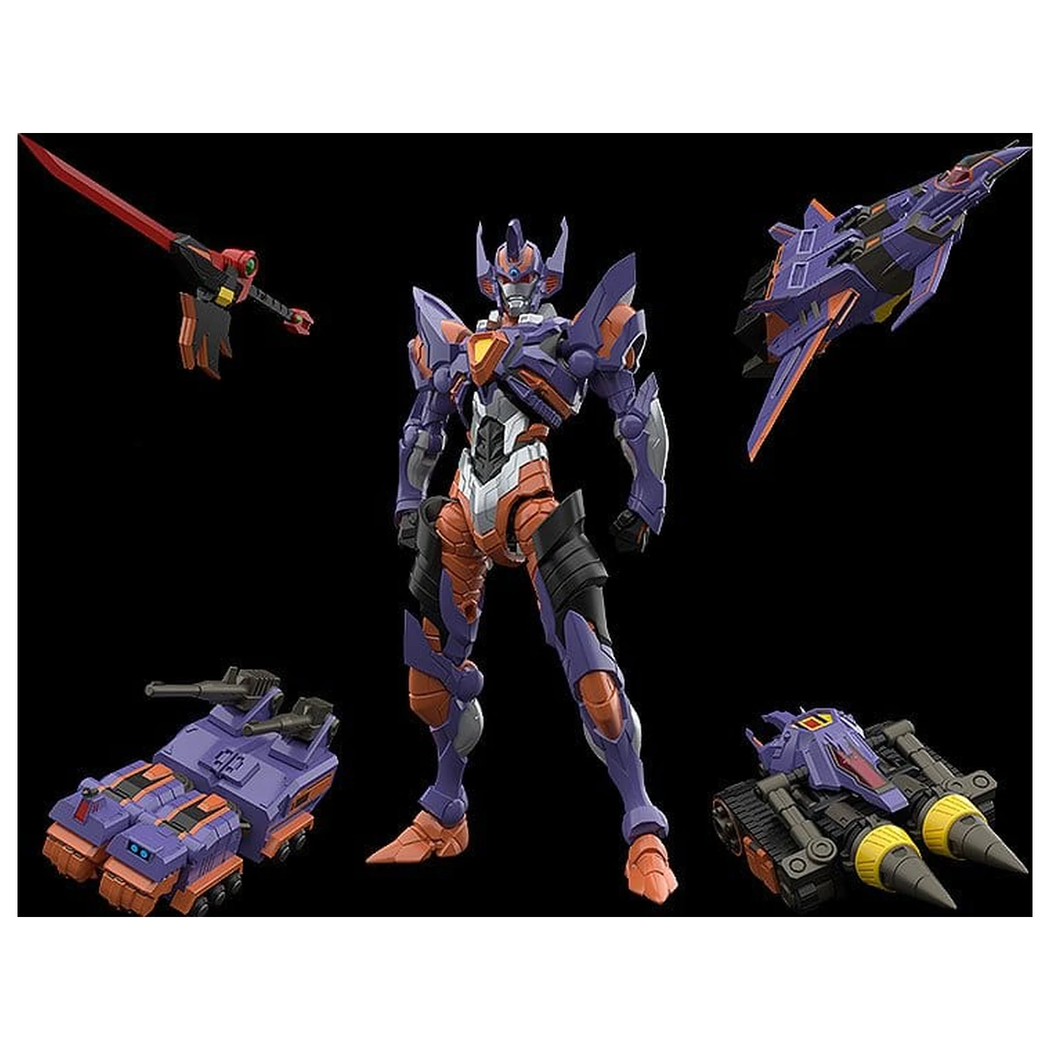 Gridman Universe Moderoid Plastik Modell Bausatz Full Power Gridknight 17 cm Produktfoto