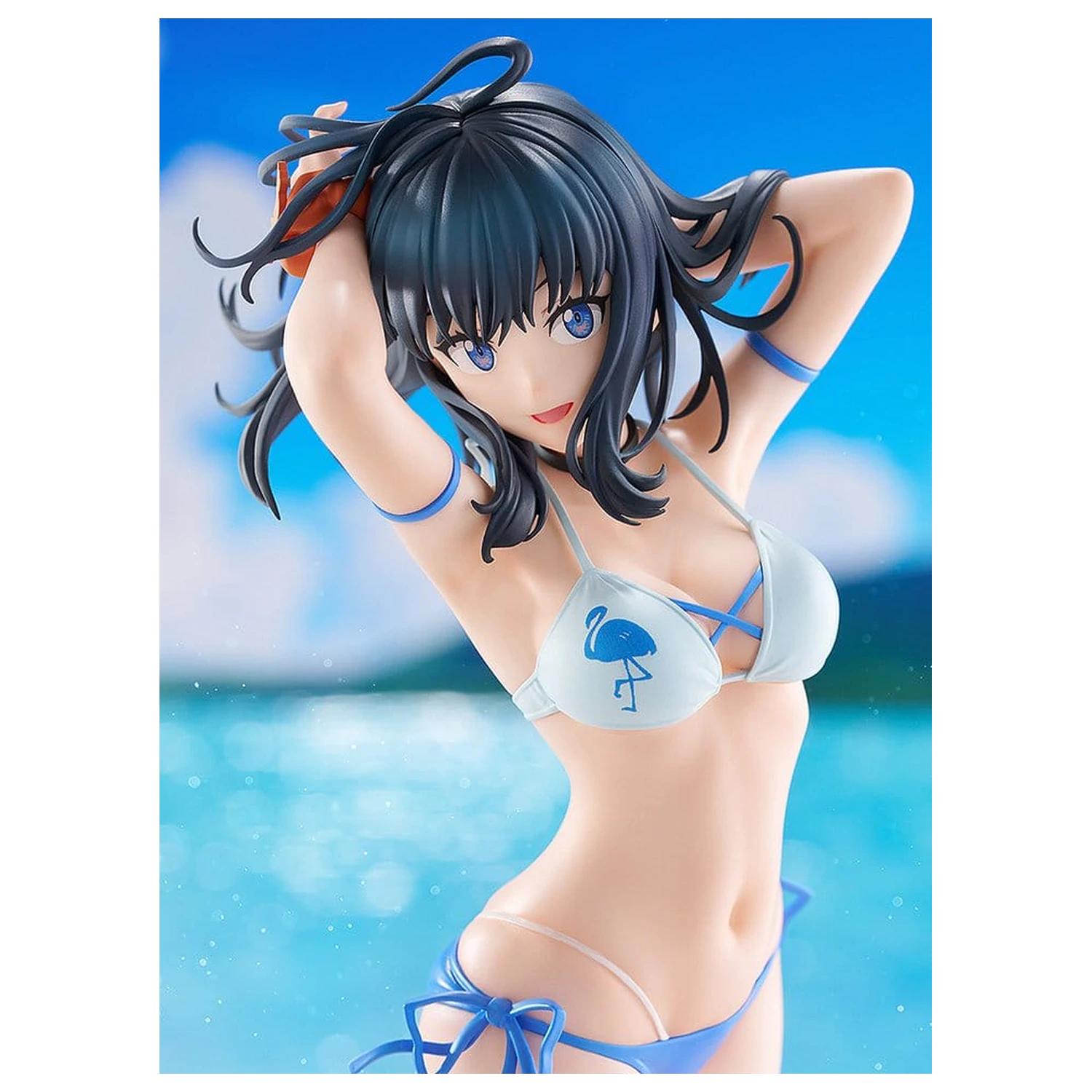 Gridman Universe Pop Up Parade PVC Statue Beach Queens Rikka Takarada Ver. L Größe 22 cm Produktfoto