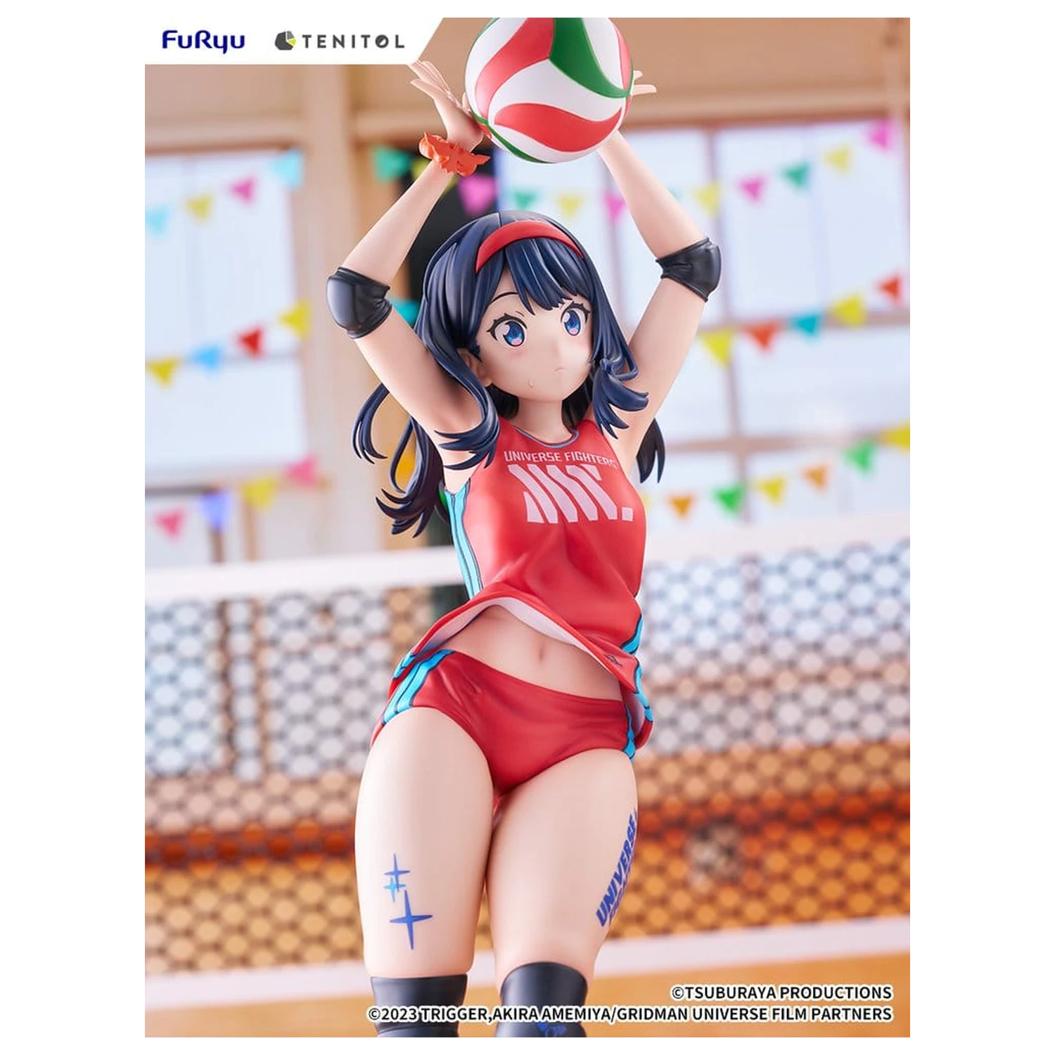 Gridman Universe Tenitol Große PVC Figur Rikka Takarada Sportswear Ver. 36 cm Produktfoto