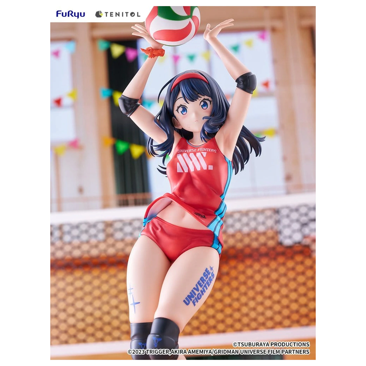 Gridman Universe Tenitol Große PVC Figur Rikka Takarada Sportswear Ver. 36 cm Produktfoto