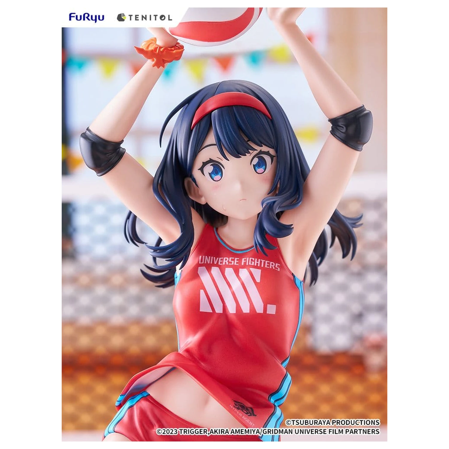 Gridman Universe Tenitol Große PVC Figur Rikka Takarada Sportswear Ver. 36 cm Produktfoto