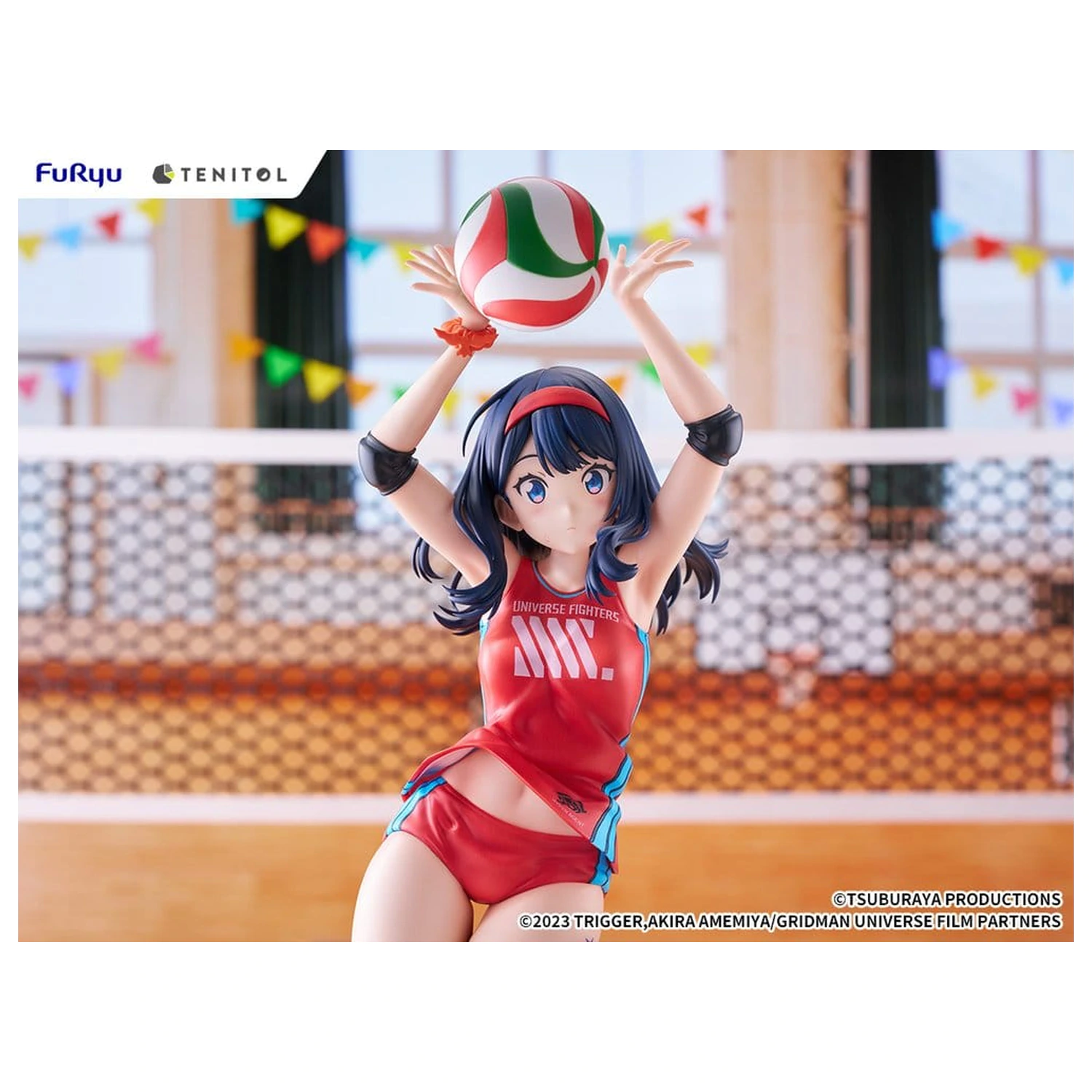 Gridman Universe Tenitol Große PVC Figur Rikka Takarada Sportswear Ver. 36 cm Produktfoto