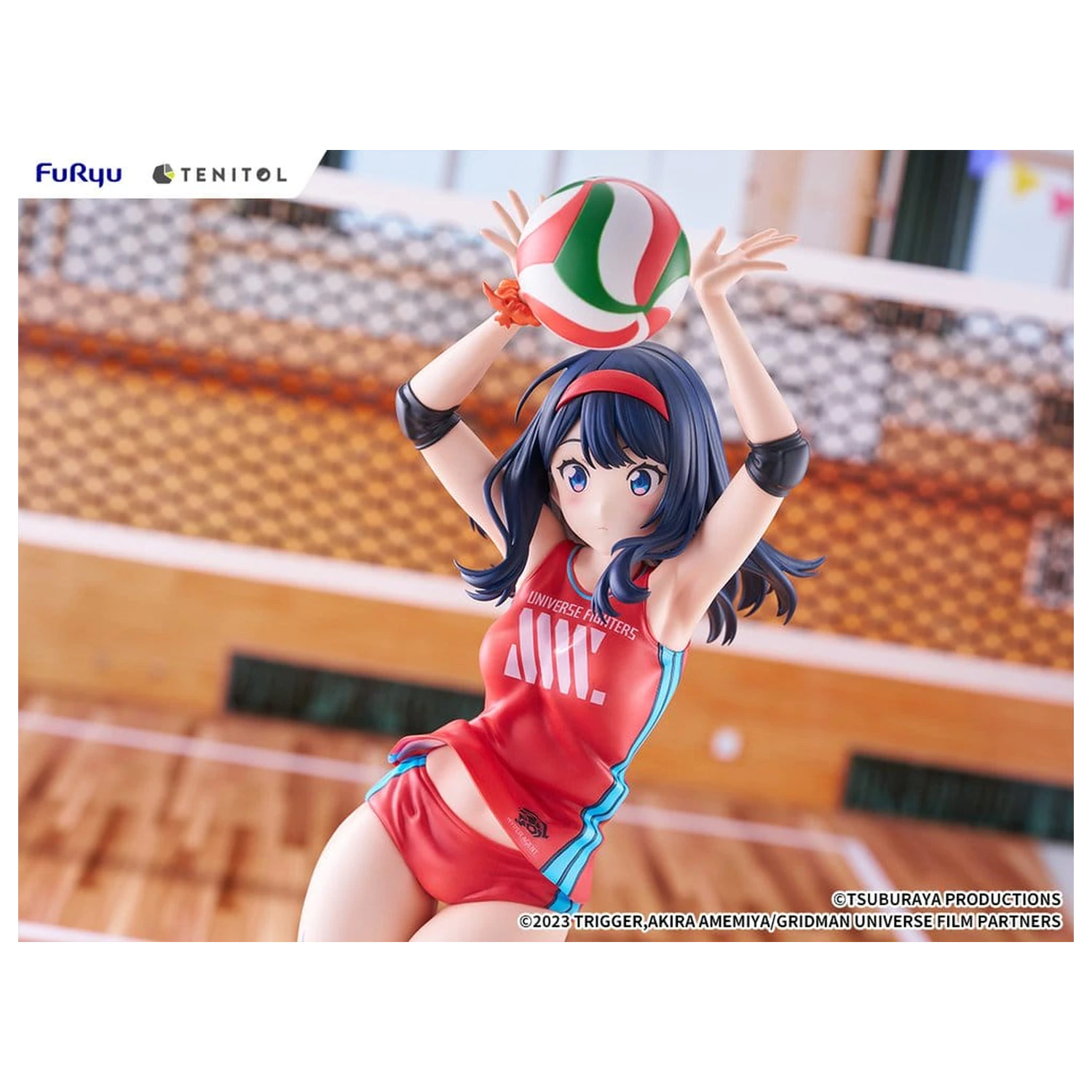 Gridman Universe Tenitol Große PVC Figur Rikka Takarada Sportswear Ver. 36 cm Produktfoto