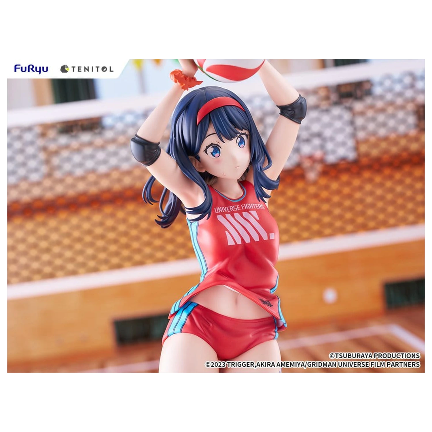 Gridman Universe Tenitol Große PVC Figur Rikka Takarada Sportswear Ver. 36 cm Produktfoto