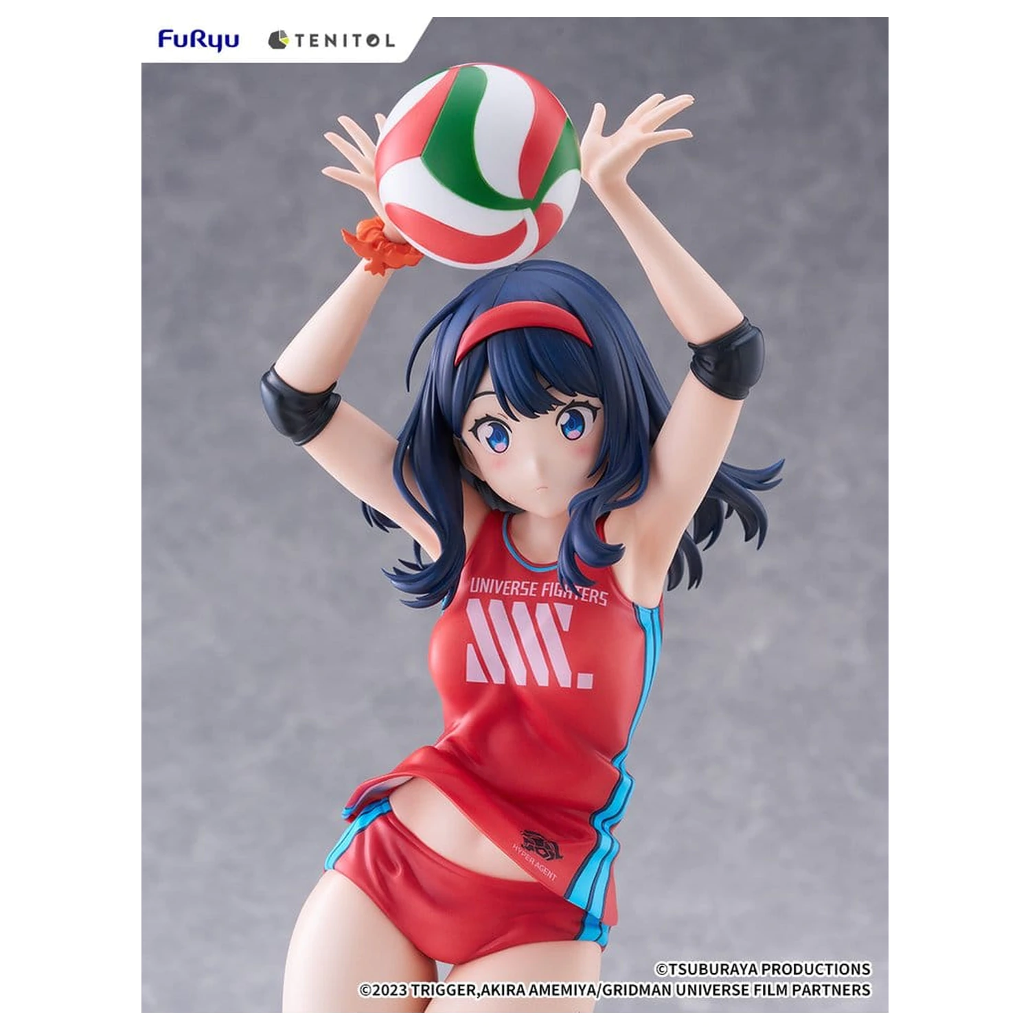 Gridman Universe Tenitol Große PVC Figur Rikka Takarada Sportswear Ver. 36 cm Produktfoto