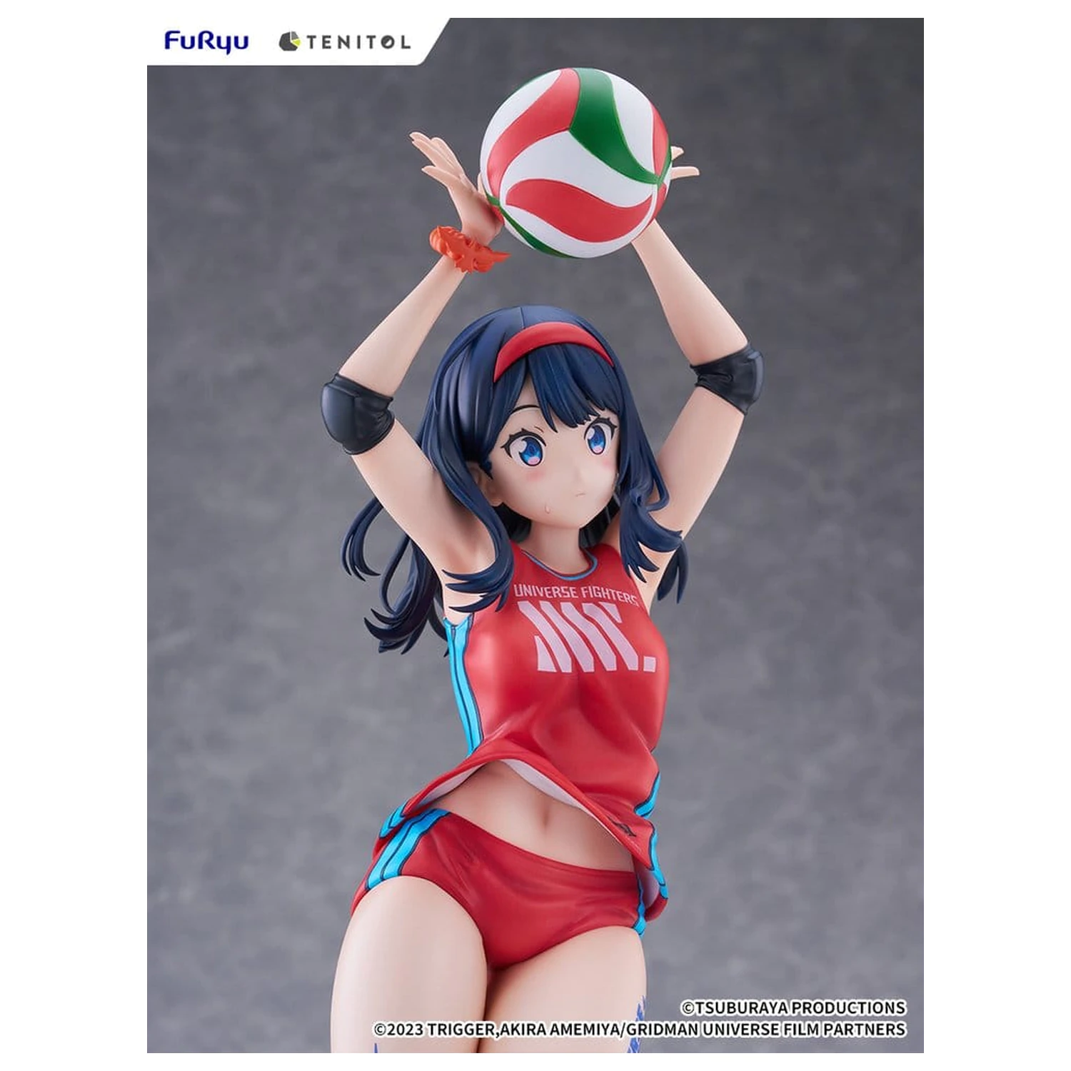 Gridman Universe Tenitol Große PVC Figur Rikka Takarada Sportswear Ver. 36 cm Produktfoto