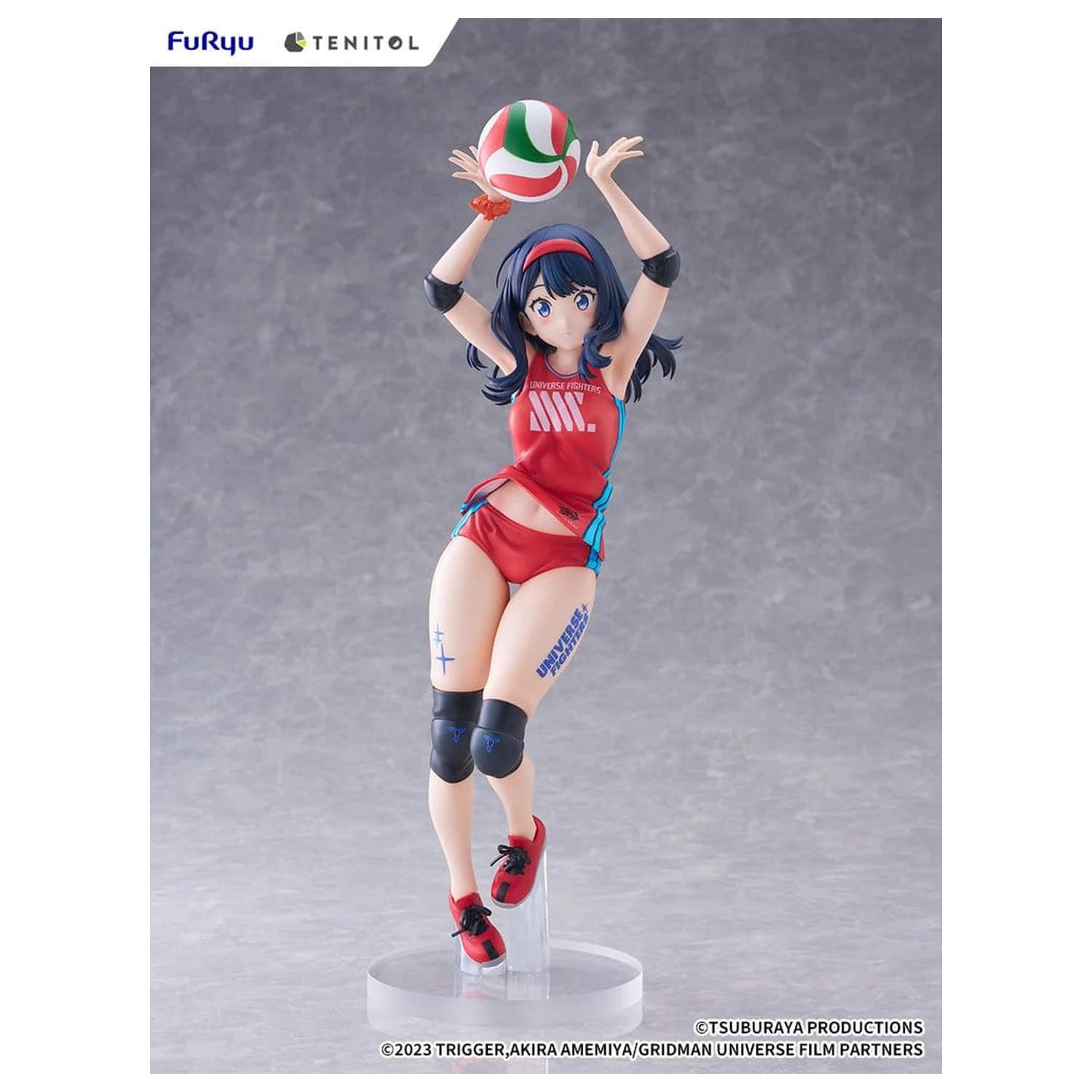 Gridman Universe Tenitol Große PVC Figur Rikka Takarada Sportswear Ver. 36 cm Produktfoto