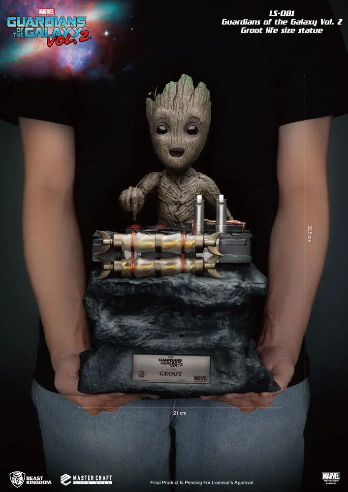 Guardians of the Galaxy 2 Life-Größe Statue Baby Groot 32 cm Produktfoto