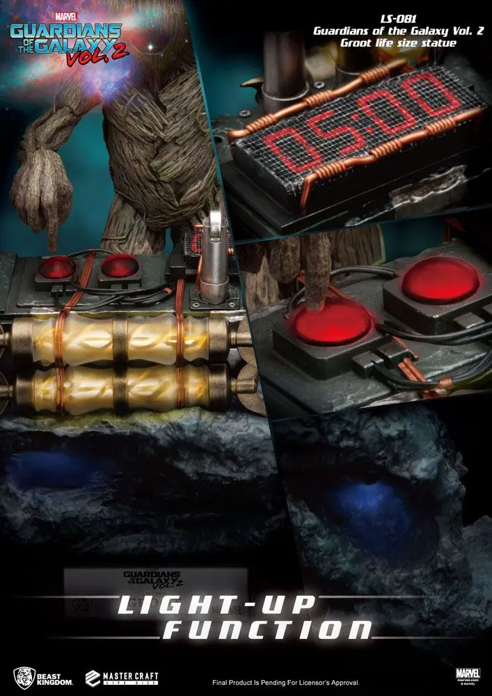 Guardians of the Galaxy 2 Life-Größe Statue Baby Groot 32 cm Produktfoto