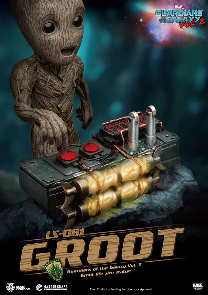Guardians of the Galaxy 2 Life-Größe Statue Baby Groot 32 cm Produktfoto
