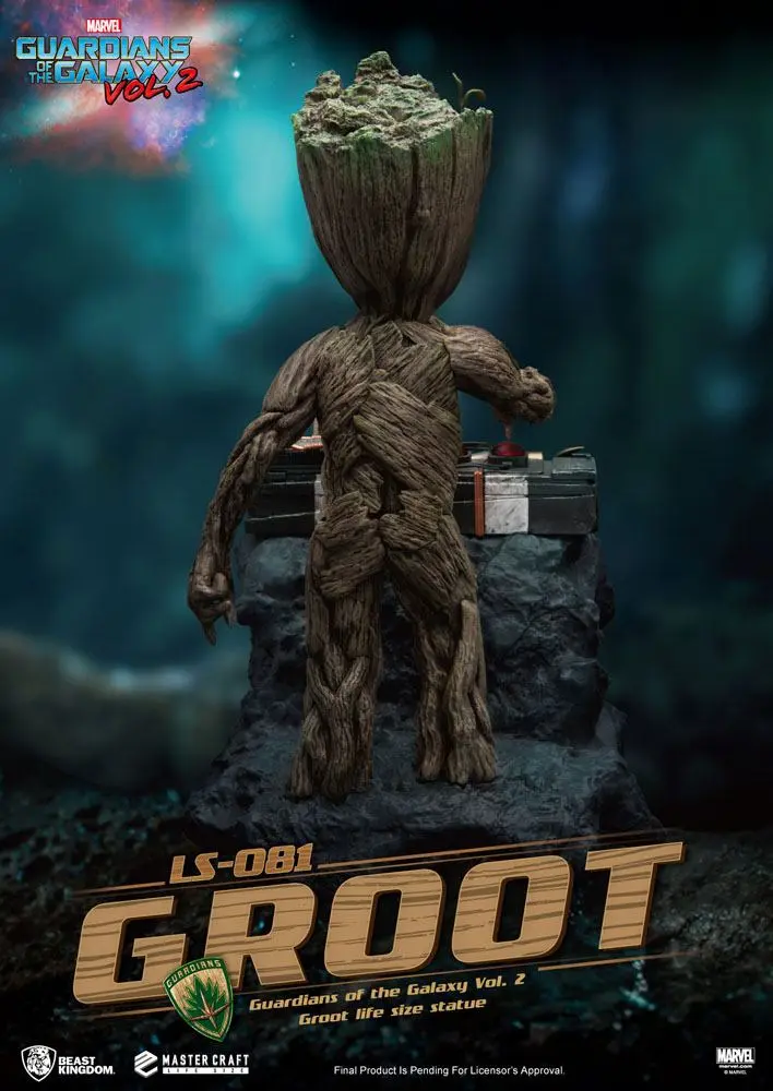 Guardians of the Galaxy 2 Life-Größe Statue Baby Groot 32 cm Produktfoto