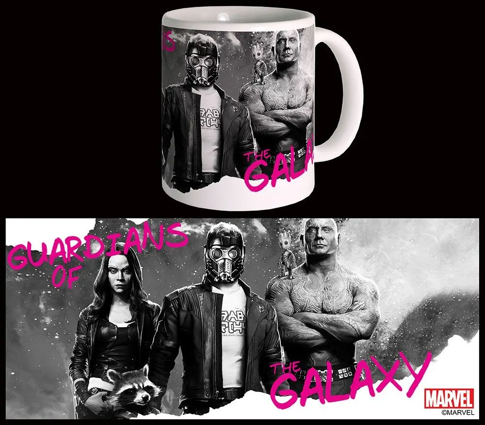Guardians of the Galaxy 2 Tasse Monochrom Galaxy 300 ml Produktfoto