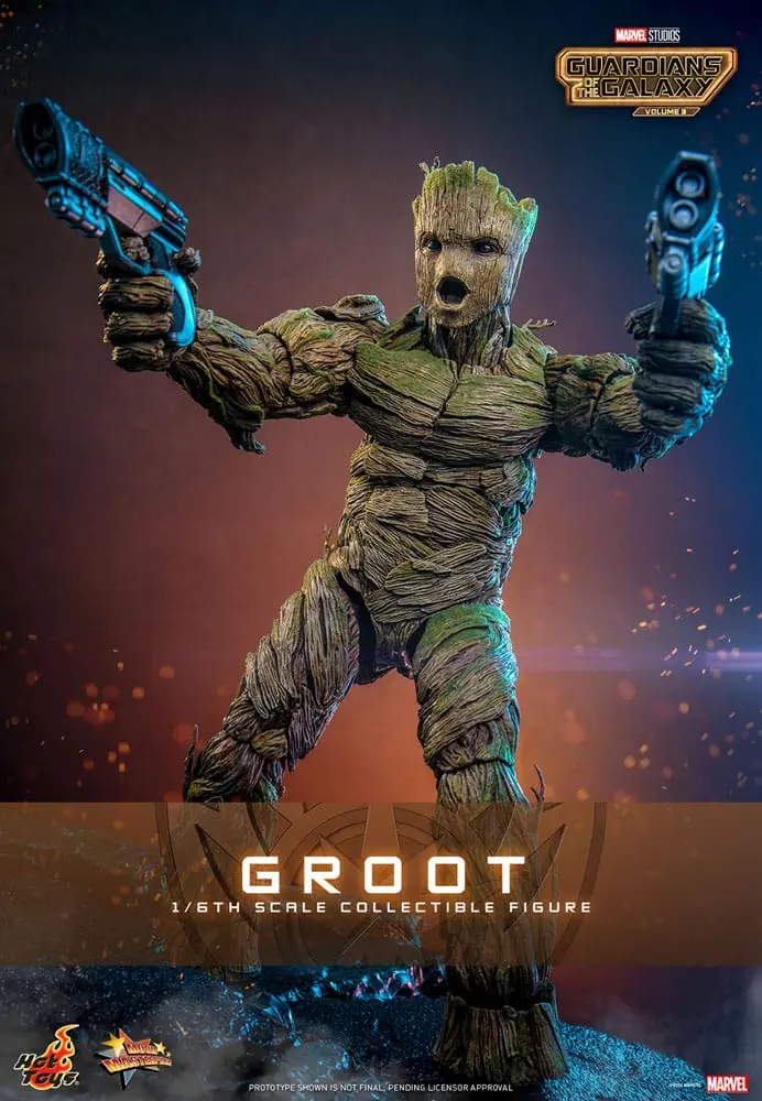 Guardians of the Galaxy Vol. 3 Movie Masterpiece Actionfigur 1/6 Groot 32 cm termékfotó