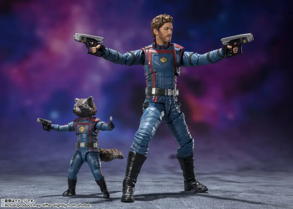 Guardians of the Galaxy 3 S.H. Figuarts Actionfiguren Star Lord & Rocket Raccoon 6-15 cm termékfotó