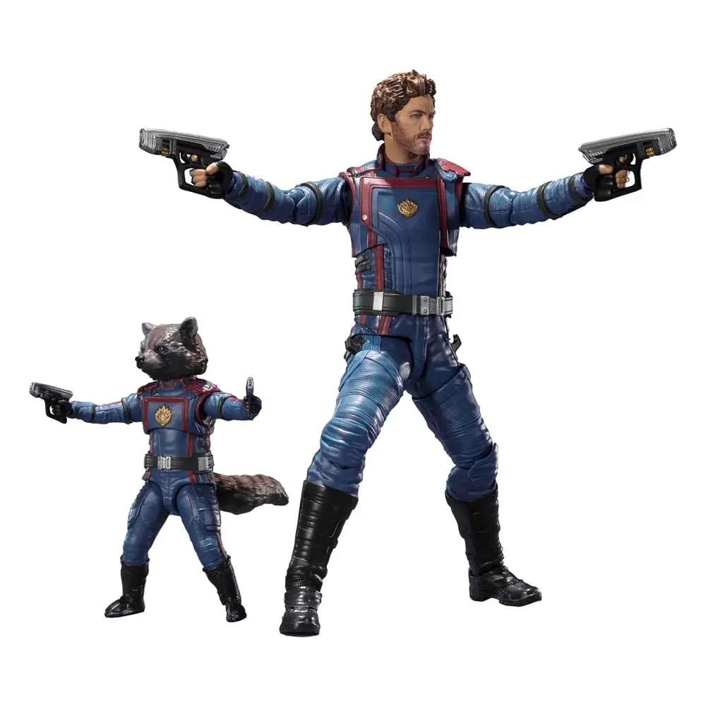 Guardians of the Galaxy 3 S.H. Figuarts Actionfiguren Star Lord & Rocket Raccoon 6-15 cm termékfotó