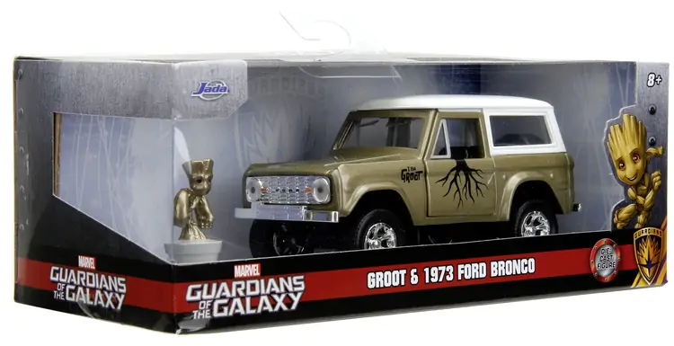 Guardians of the Galaxy Diecast Modell 1/32 1973 Ford Bronco Groot Produktfoto