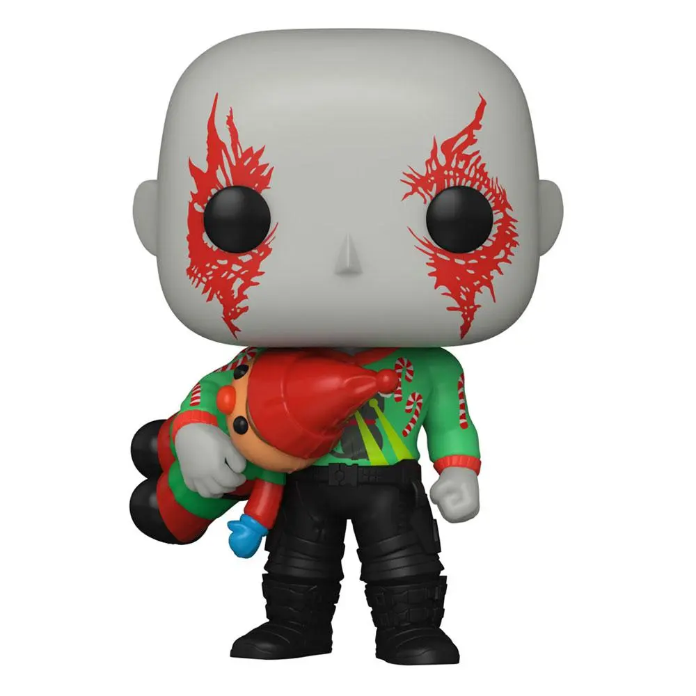 Guardians of the Galaxy Holiday Special POP! Heroes Vinyl Figur Drax 9 cm Produktfoto