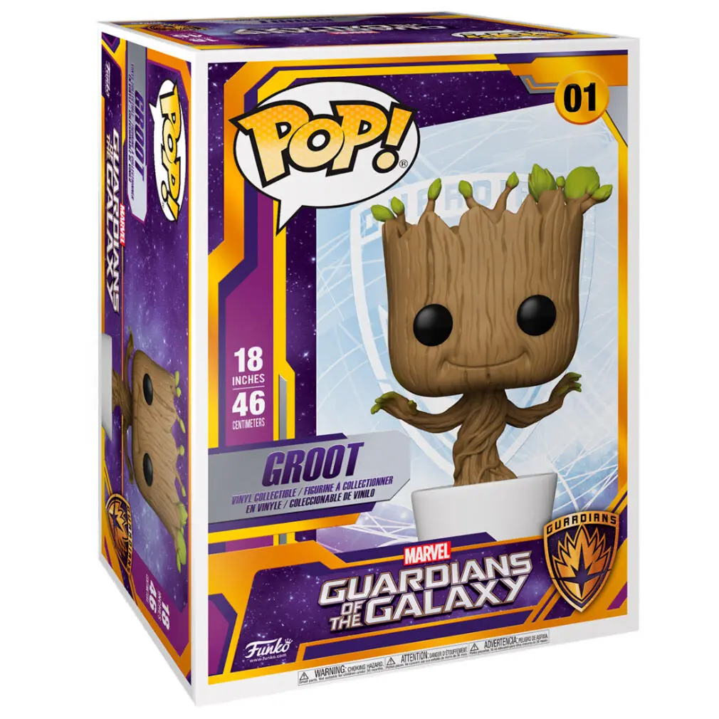 Guardians of the Galaxy Super Sized POP! Marvel Vinyl Figur Dancing Groot 46 cm termékfotó