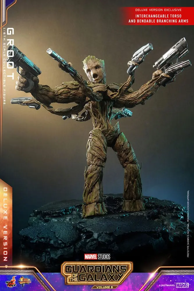 Guardians of the Galaxy Vol. 3 Movie Masterpiece Actionfigur 1/6 Groot (Deluxe Version) 32 cm termékfotó