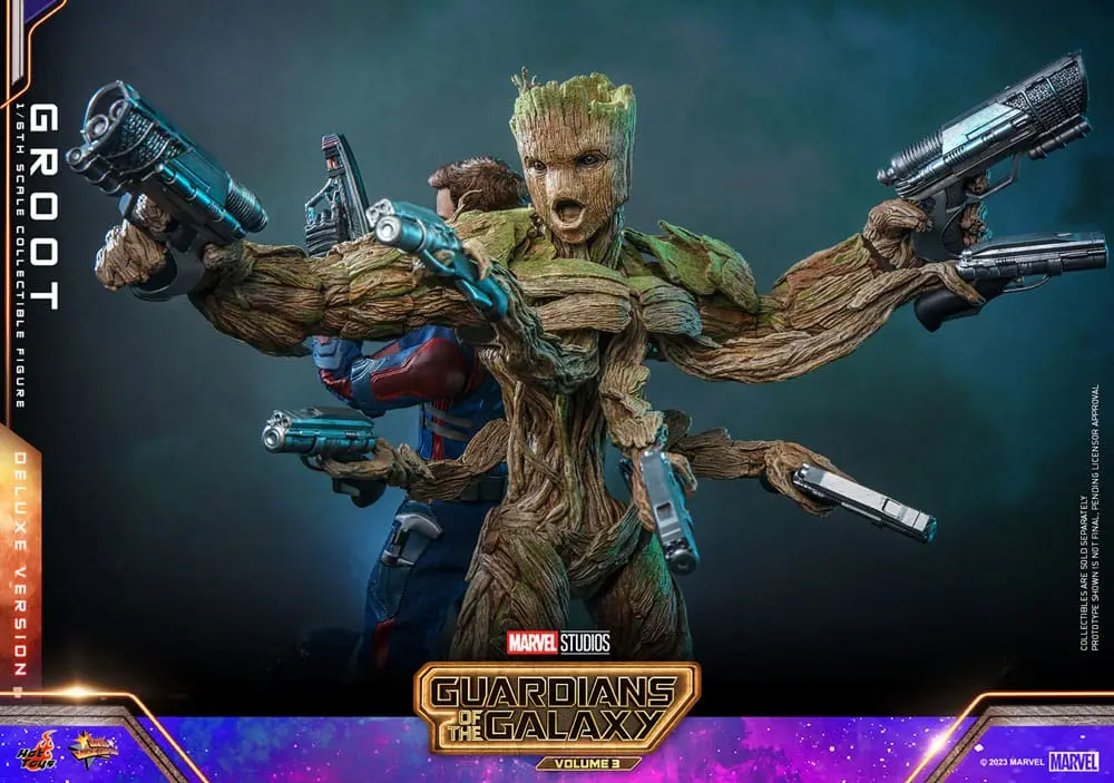 Guardians of the Galaxy Vol. 3 Movie Masterpiece Actionfigur 1/6 Groot (Deluxe Version) 32 cm termékfotó