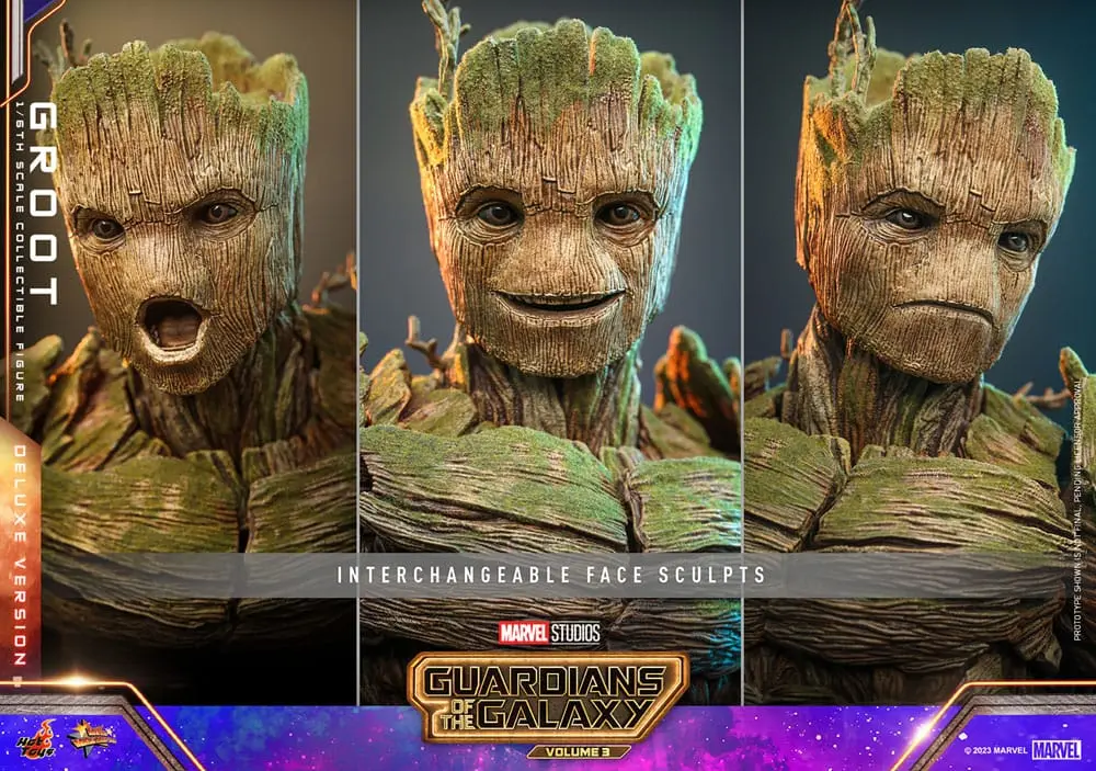 Guardians of the Galaxy Vol. 3 Movie Masterpiece Actionfigur 1/6 Groot (Deluxe Version) 32 cm termékfotó