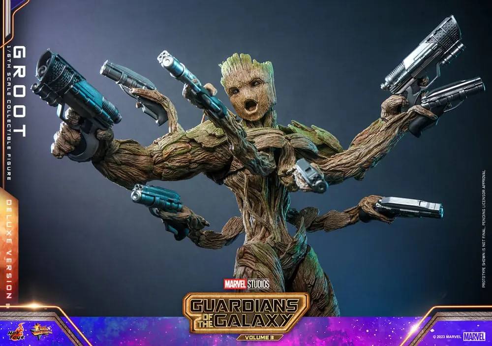 Guardians of the Galaxy Vol. 3 Movie Masterpiece Actionfigur 1/6 Groot (Deluxe Version) 32 cm termékfotó