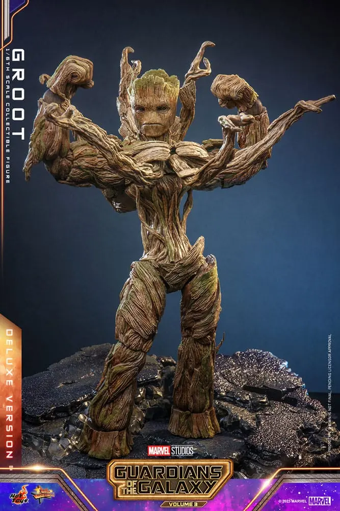 Guardians of the Galaxy Vol. 3 Movie Masterpiece Actionfigur 1/6 Groot (Deluxe Version) 32 cm termékfotó