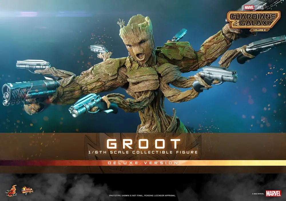 Guardians of the Galaxy Vol. 3 Movie Masterpiece Actionfigur 1/6 Groot (Deluxe Version) 32 cm termékfotó