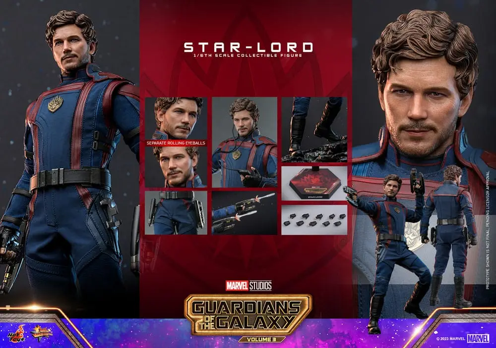 Guardians of the Galaxy Vol. 3 Movie Masterpiece Actionfigur 1/6 Star-Lord 31 cm termékfotó