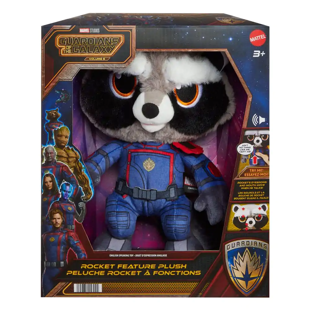 Guardians of the Galaxy Vol. 3 Elektronische Plüschfigur Rocket Raccoon 28 cm *Deutsche Version* Produktfoto