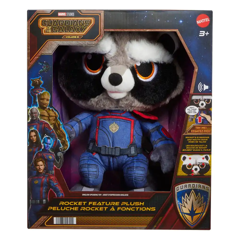 Guardians of the Galaxy Vol. 3 Elektronische Plüschfigur Rocket Raccoon 28 cm *Deutsche Version* Produktfoto